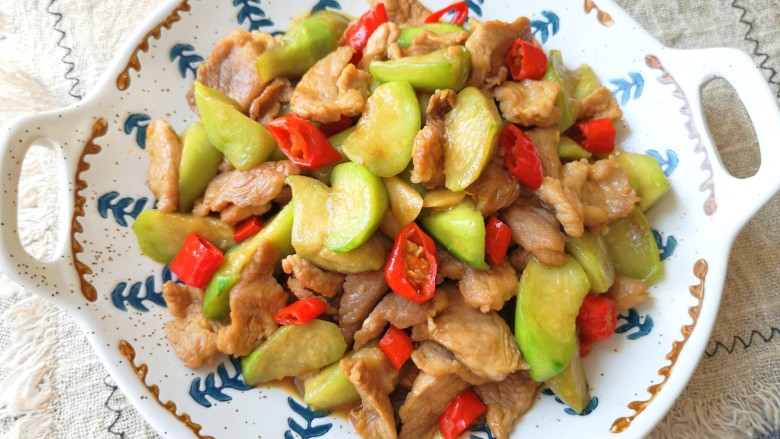 丝瓜肉片,近图看看。