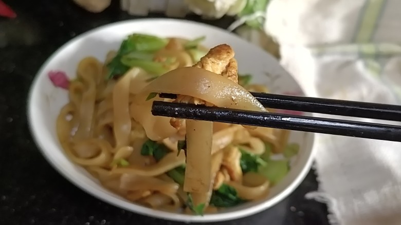 鸡蛋炒粉,成品二