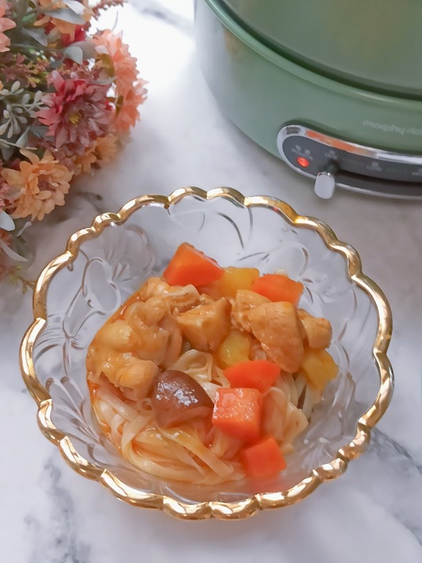 大盘鸡拌面,开吃啦!美味