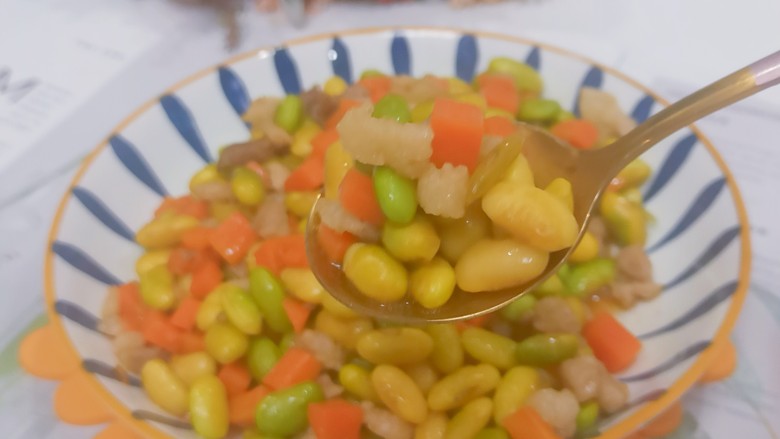 小炒毛豆,美味!