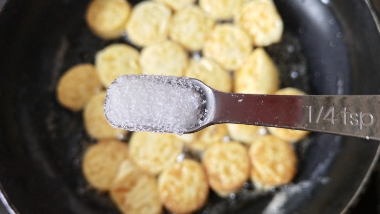 椒盐日本豆腐,一勺盐