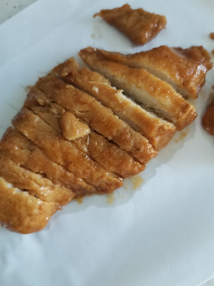 照烧鸡饭,切后片