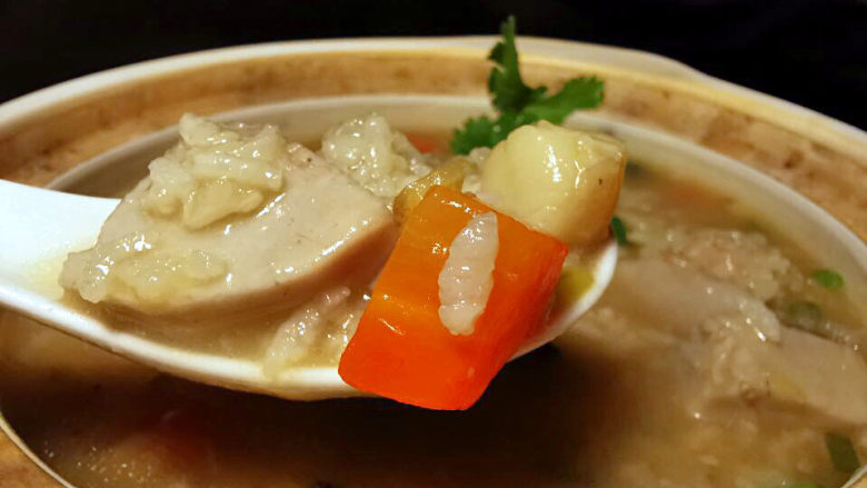 芋头粥,料太实在了,回味无穷
