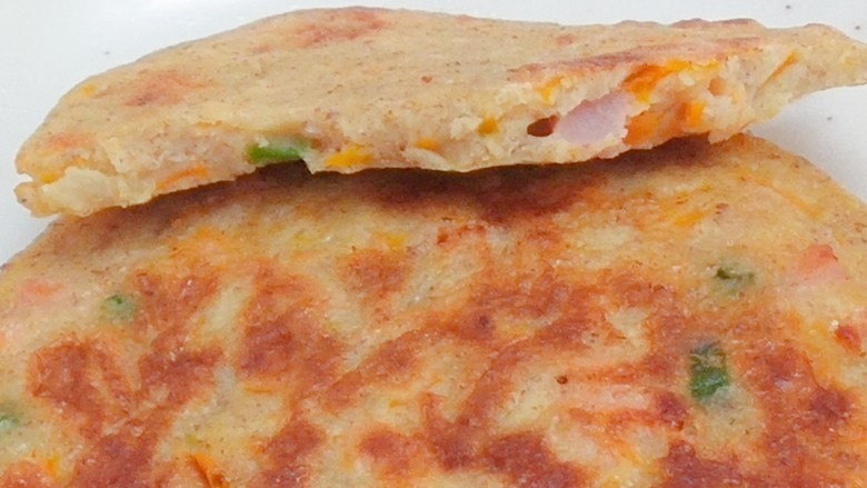 田园南瓜饼,迫不及待咬一口,软软的,满口的馅料