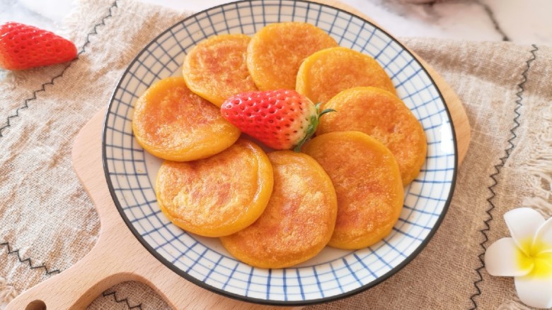 田园南瓜饼,味道也是棒棒哒!