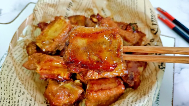 奥尔良烤排骨,排骨出炉了!