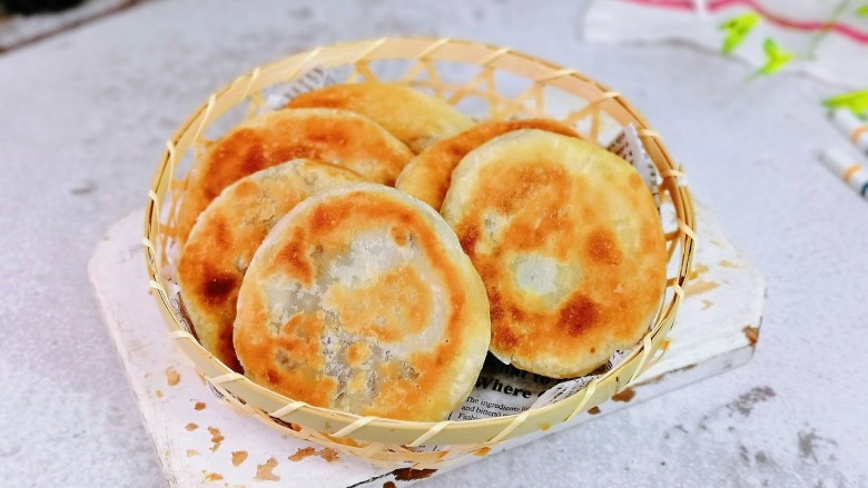 糖酥饼,好吃到爆的红糖酥饼。