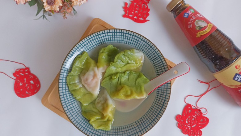 白菜饺子,完成了,出锅