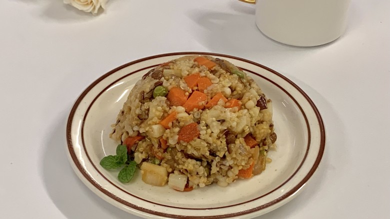 #闹元宵#时蔬杂粮饭,盛盘开吃喽!