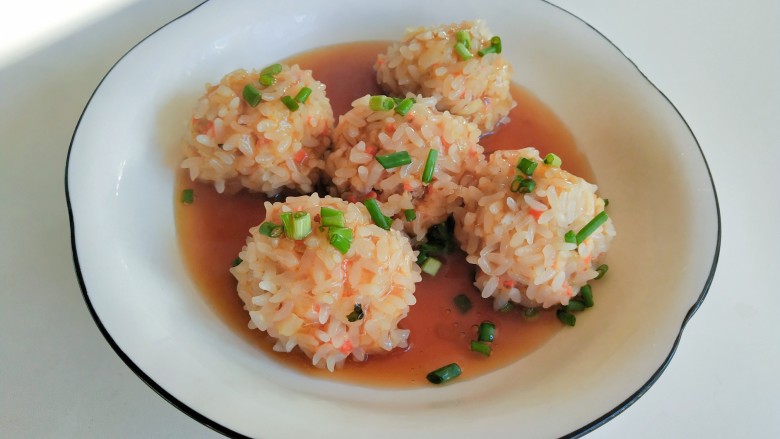#闹元宵#珍珠丸子,淋在丸子上,一颗颗丸子如同珍珠圆润饱满,忒有食欲