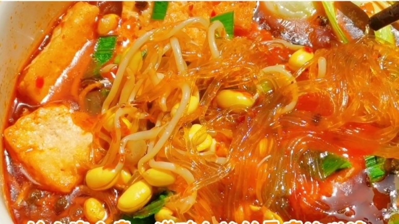 好吃到没朋友的鸭血豆腐粉丝汤来啦!,成品
