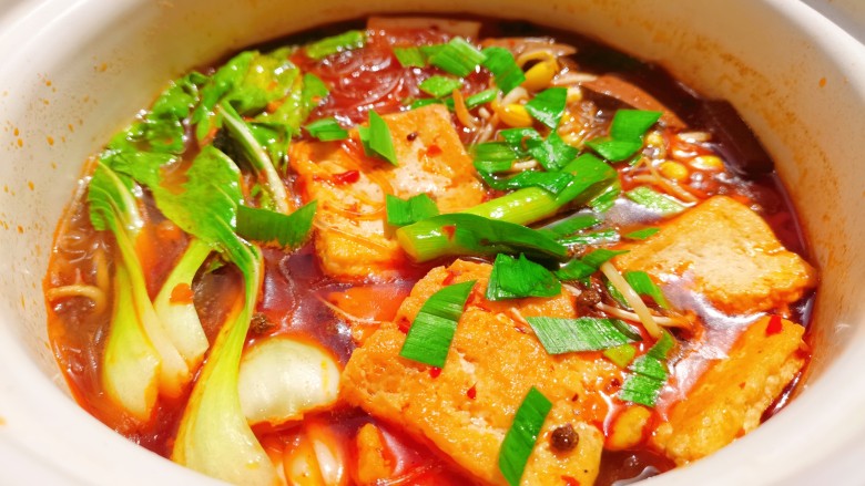 好吃到没朋友的鸭血豆腐粉丝汤来啦!,成品