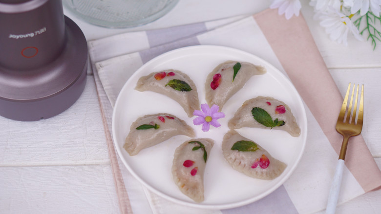 鲜花芋饺,香!