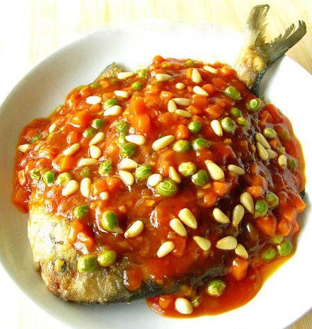 茄汁鲳鱼
