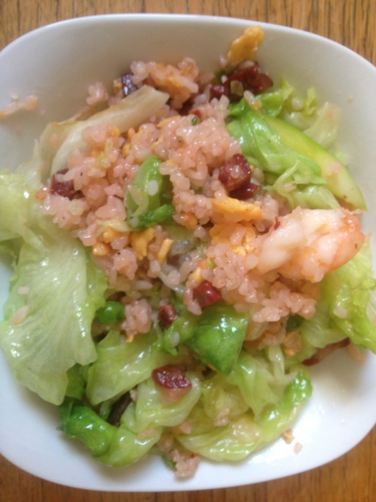 生菜火腿炒饭