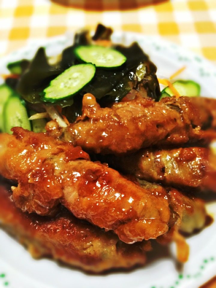 五花肉卷青刀豆