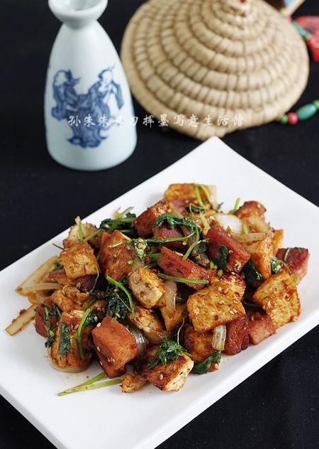 酱香孜然豆腐