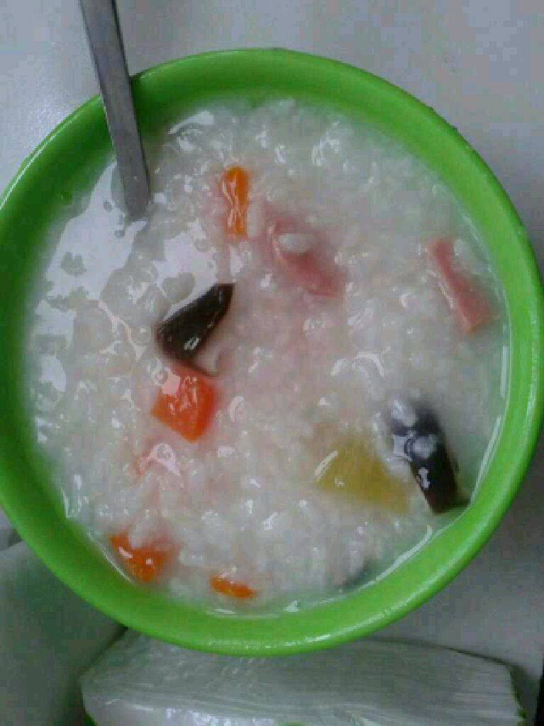 香菇火腿粥