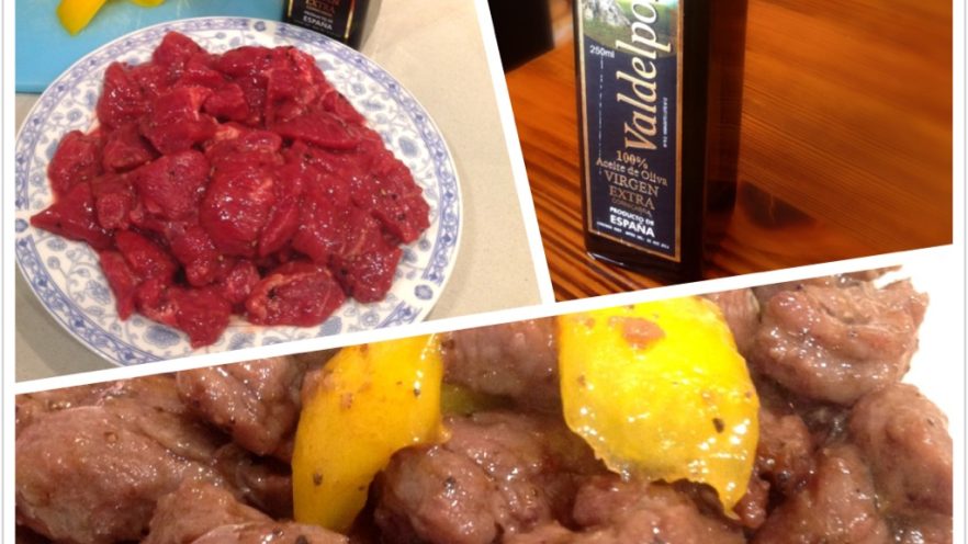 黑胡椒牛肉粒