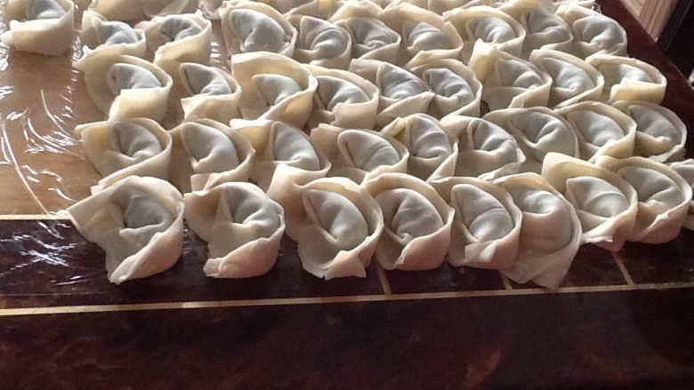 小白菜猪肉馅馄饨