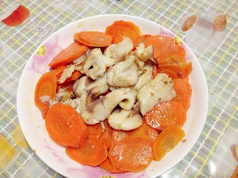 乌鱼胡萝卜片