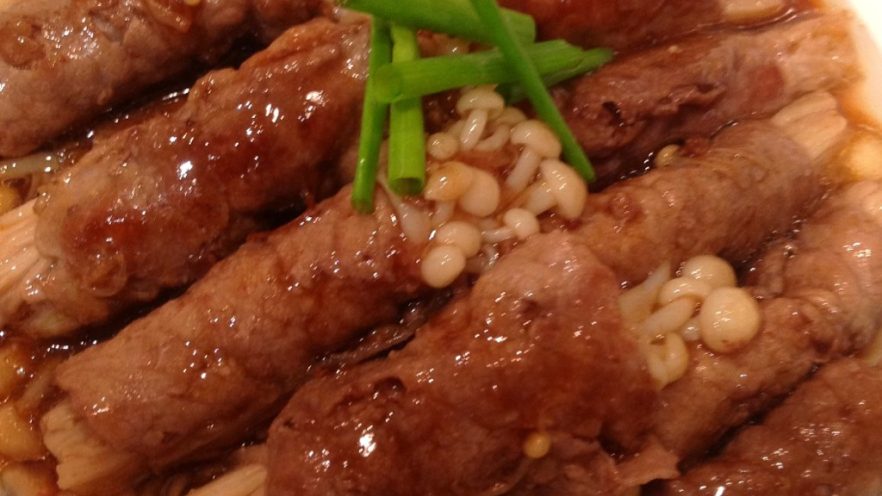 蚝油牛肉卷