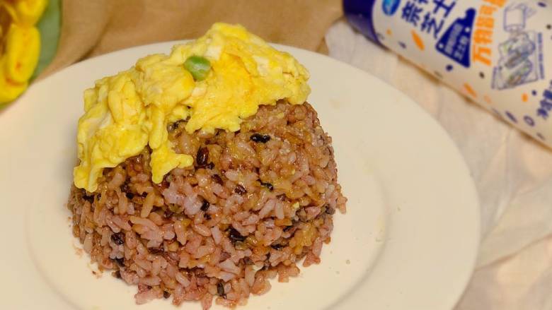 芝士鸡蛋炒饭,完成