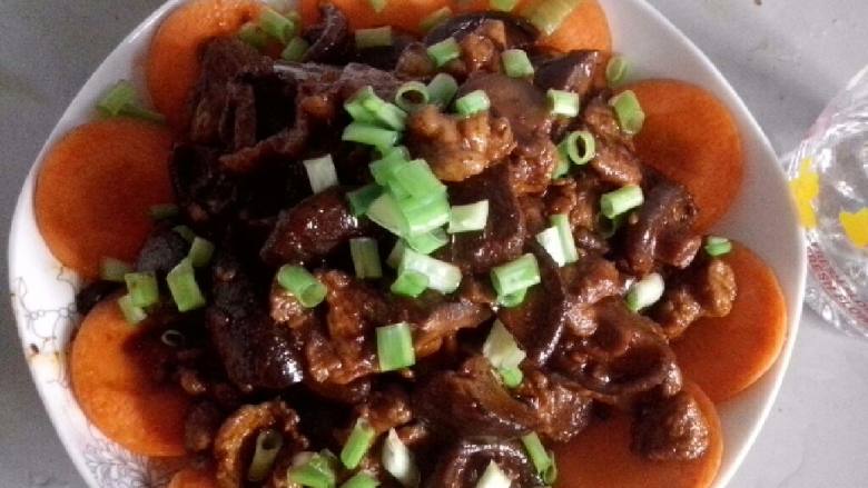 酱炒香菇肉片