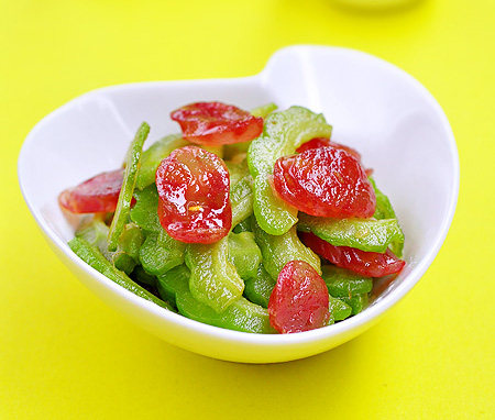 苦瓜炒腊肠