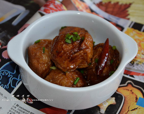 油面筋塞肉饭