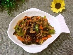 鱼香肉丝,成品图