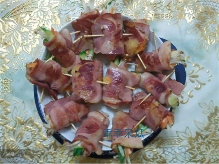 吴氏金针菇培根卷
