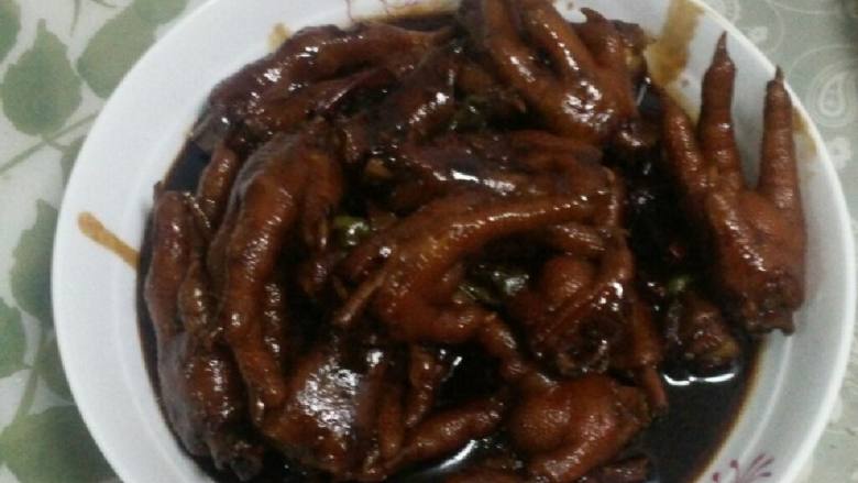 红烧鸡爪