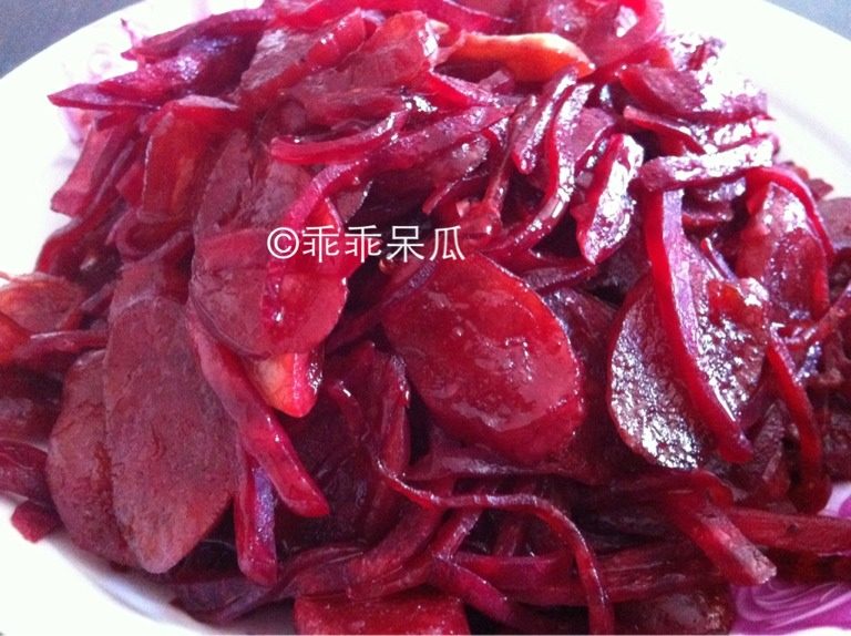 吴氏紫菜头炒腊肠