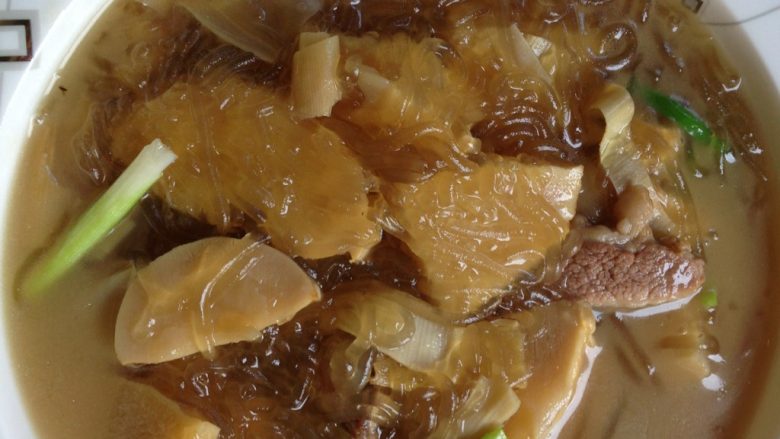 笋块腊肉番薯面