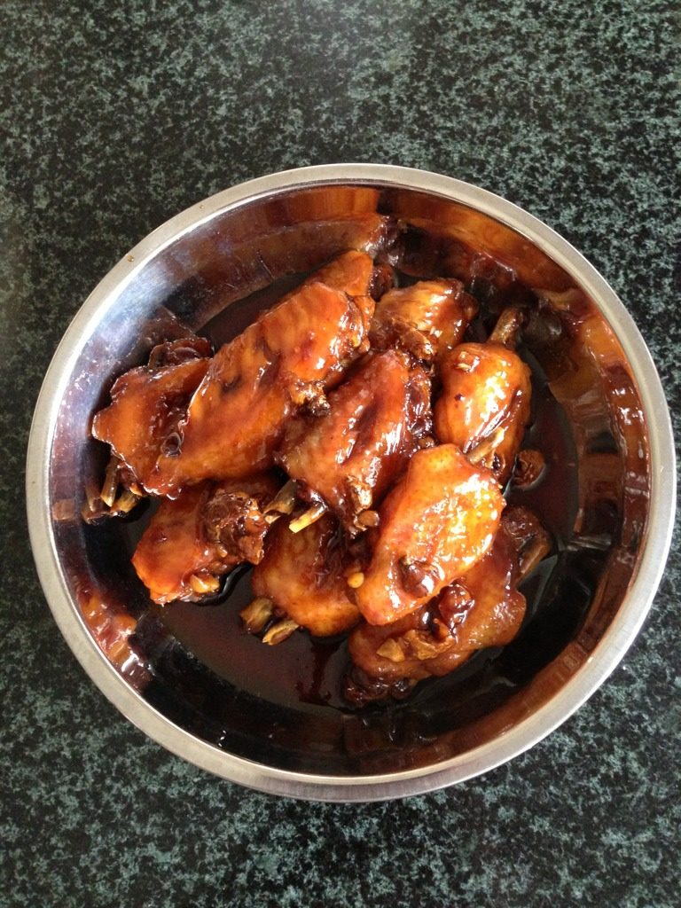 沙姜蜜糖焗鸡翅