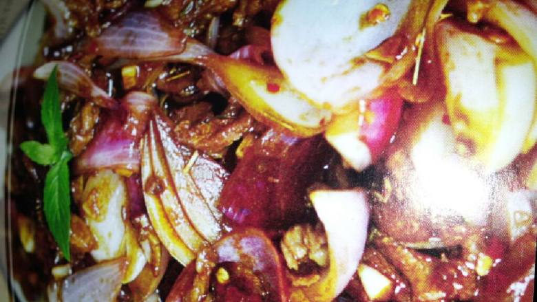 孜然洋葱爆炒羊肉