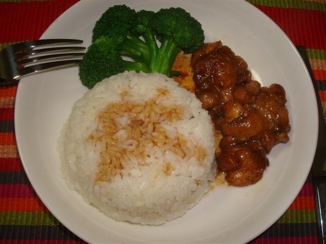 日式照烧鸡腿饭