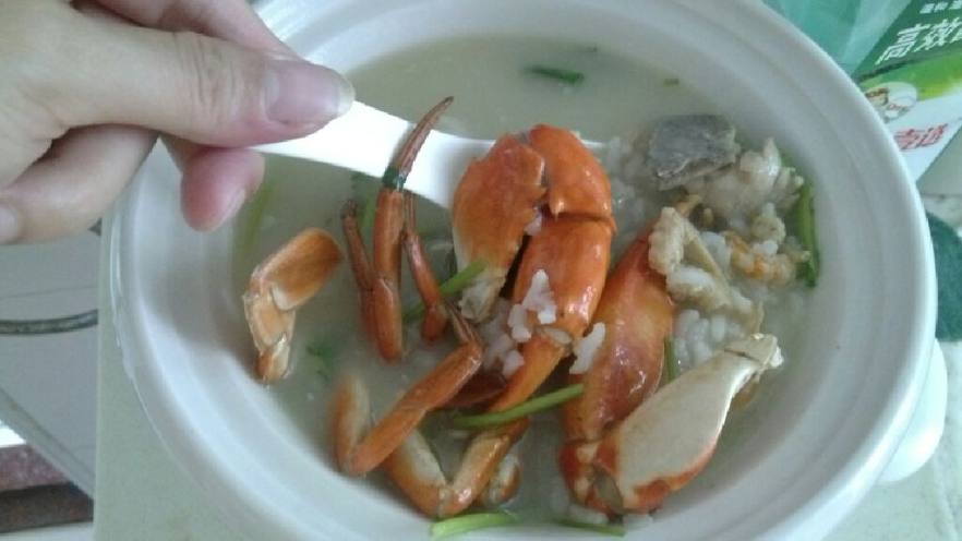排骨螃蟹粥