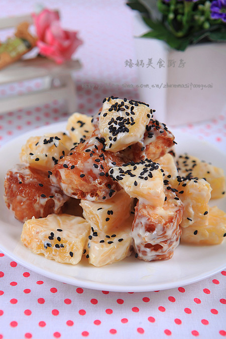 菠萝油条虾 