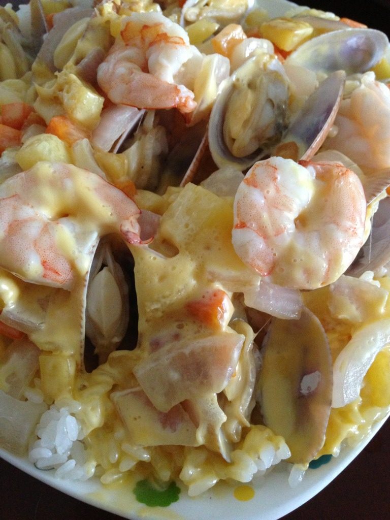 海鲜焗饭