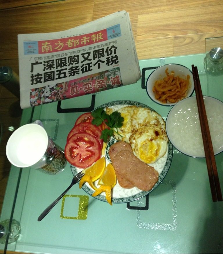 简单快捷的爱心早餐