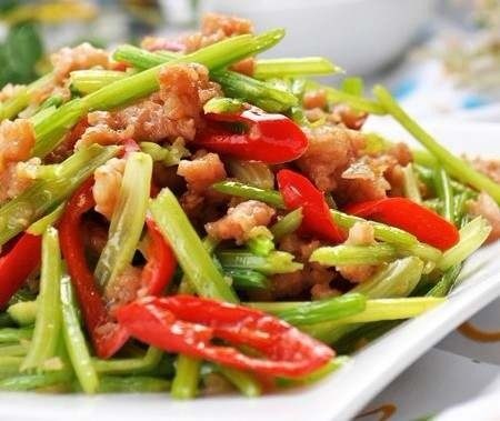 芹菜炒肉丝