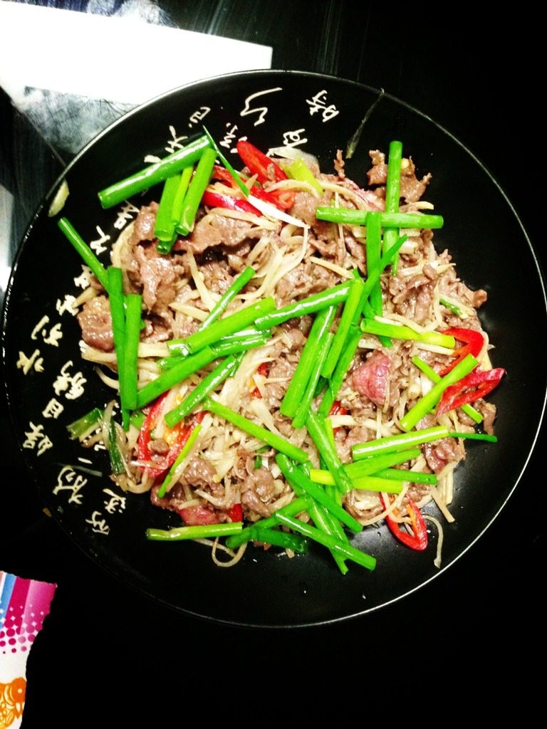 姜丝炒牛肉