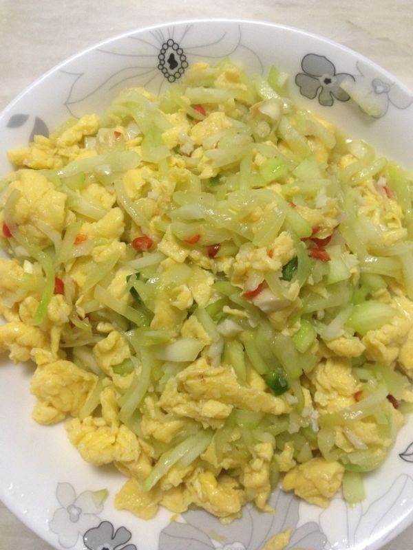西葫芦炒鸡蛋