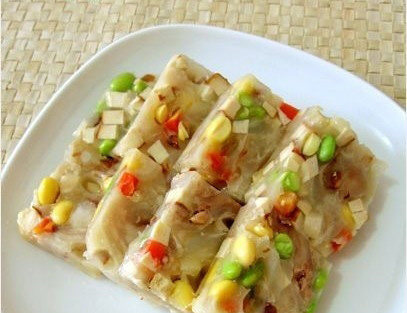 五彩美味猪蹄冻