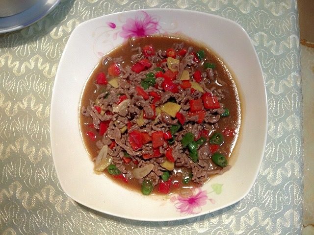 牛肉爱上辣椒