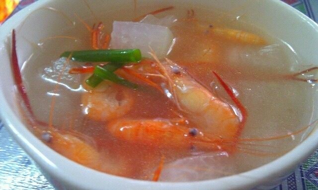 河虾冬瓜汤