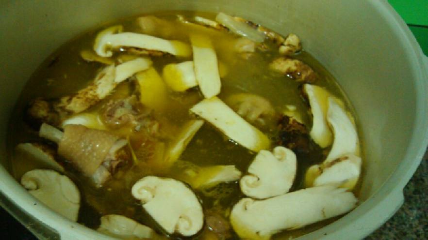 松茸炖鸡
