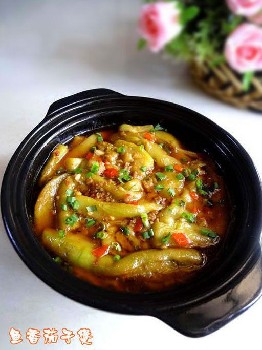 广东鱼香茄子煲  